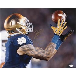 Will Fuller Signed Notre Dame Fighting Irish 16x20 Photo Inscribed "Play Like a Champion Today" (JSA