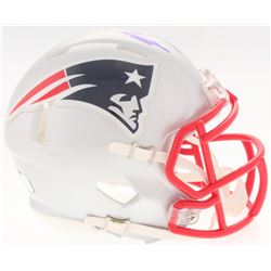 Rob Gronkowski Signed Patriots Mini Speed Helmet (Radtke COA)