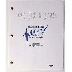 M. Night Shyamalan Signed "The Sixth Sense" Full Movie Script (PSA COA)
