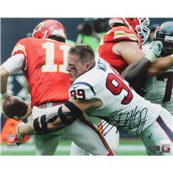 J. J. Watt Signed Texans 16x20 Photo (JSA COA  Watt Hologram)