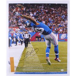 Odell Beckham Jr. Signed Giants "The Catch"  21x25 Photo On Canvas (JSA COA)