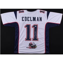 Julian Edelman Signed Jersey with Custom Stitched Photo (JSA COA)