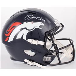 Courtland Sutton Signed Denver Broncos Full-Size Speed Helmet (JSA COA)