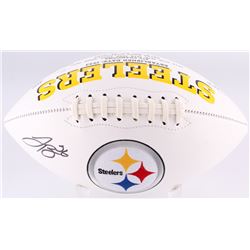 LeVeon Bell Signed Pittsburgh Steelers Logo Football (JSA COA)