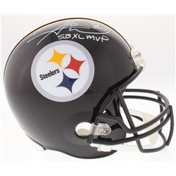 Hines Ward Signed Pittsburgh Steelers Full-Size Helmet Inscribed "SB XL MVP" (JSA COA)