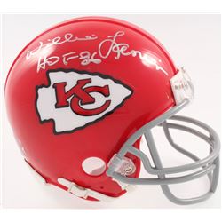 Willie Lanier Signed Kansas City Chiefs Mini-Helmet Inscribed "HOF 86" (JSA COA)