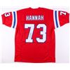 Image 1 : John Hannah Signed Jersey Inscribed "HOF 91" (SGC COA)