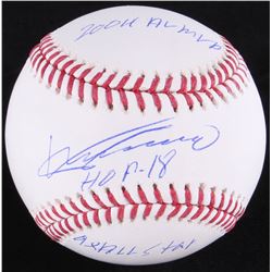 Vladimir Guerrero Signed OML Baseball with Multiple Inscriptions (JSA COA)