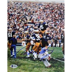 Rudy Ruettiger Signed Notre Dame Fighting Irish 8x10 Photo (Beckett COA)