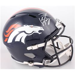 Peyton Manning Signed Denver Broncos Full-Size Speed Helmet (Fanatics Hologram)