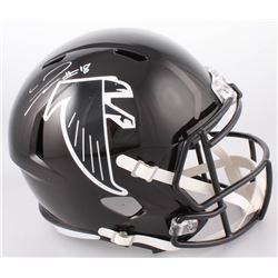 Calvin Ridley Signed Atlanta Falcons Throwback Full-Size Speed Helmet (Radtke COA)