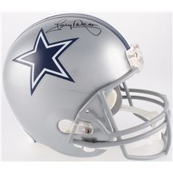 Tony Dorsett Signed Dallas Cowboys Full-Size Helmet (JSA COA)