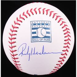 Rickey Henderson Signed OML Hall of Fame Baseball (JSA COA)