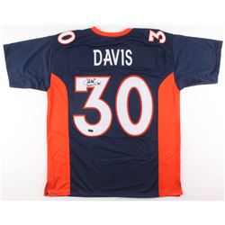 Terrell Davis Signed Jersey Inscribed "Bronco 4 Life!" (Radtke COA)