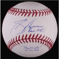 Sid Bream Signed OML Baseball Inscribed "The Slide 10/14/92" (Radtke Hologram)