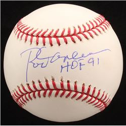 Rod Carew Signed OML Baseball Inscribed "HOF 91" (PSA COA)