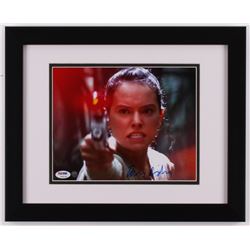 Daisy Ridley Signed "Star Wars: The Force Awakens" 13x16 Custom Framed Photo Display (Steiner COA  P