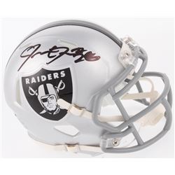 Josh Jacobs Signed Oakland Raiders Speed Mini Helmet (JSA COA)