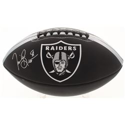Tim Brown Signed Oakland Raiders Logo Football (Radtke COA)