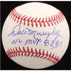 Dale Murphy Signed OML Baseball Inscribed "NL MVP 82, 83" (Radtke COA)
