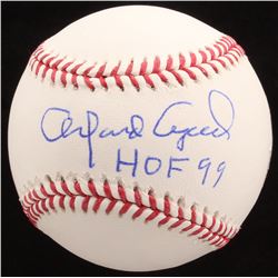 Orlando Cepeda Signed OML Baseball Inscribed "HOF 99" (JSA COA)