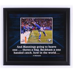 Odell Beckham Jr. Signed New York Giants 18x21 Custom Framed Photo Display (Steiner COA)