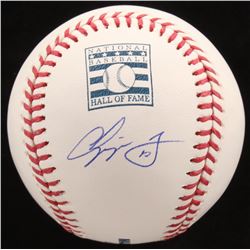 Chipper Jones Signed Hall of Fame OML Baseball (JSA Hologram)