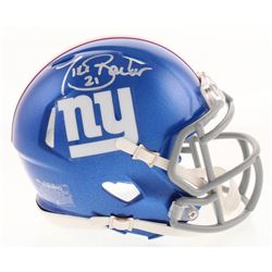 Tiki Barber Signed New York Giants Speed Mini Helmet (Radtke Hologram)