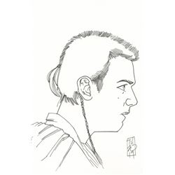 Tom Hodges - Obi-Wan Kenobi - "Star Wars" Signed ORIGINAL 5.5" x 8.5" Drawing on Paper (1/1)