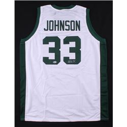 Magic Johnson Signed Jersey (Beckett COA)