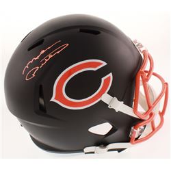 Mike Ditka Signed Chicago Bears Full-Size Flat Matte Black Speed Helmet (Schwartz COA)