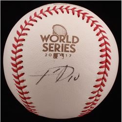 Yuli Gurriel Signed 2017 World Series Baseball (JSA COA)