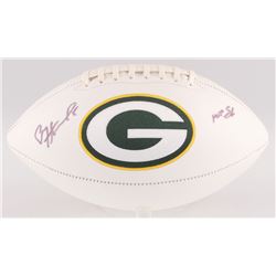 Paul Hornung Signed Green Bay Packers Logo Football Inscribed "HOF 86" (JSA COA)