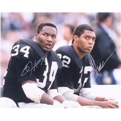 Bo Jackson  Marcus Allen Signed Oakland Raiders 16x20 Photo (JSA COA)