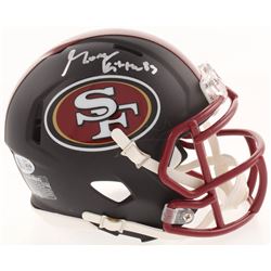 George Kittle Signed San Francisco 49ers Matte Black Speed Mini Helmet (Beckett COA)