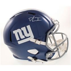 Dexter Lawrence Signed New York Giants Full-Size Speed Helmet (Beckett COA)