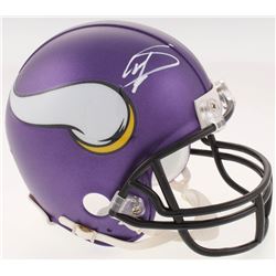 Stefon Diggs Signed Minnesota Vikings Mini-Helmet (JSA COA)