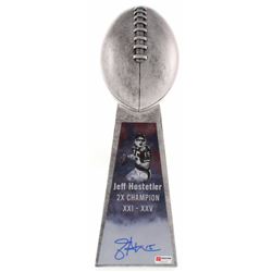 Jeff Hostetler - Giants - Signed Large Lombardi Trophy (PA COA)