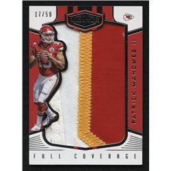 2017 Panini Plates and Patches Full Coverage Patches #35 Patrick Mahomes II