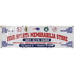 YSMS Promo 21.75x76.25 Banner Signed By (50+) With Paul Pierce, Whitey Ford, Johnny Bucyk, Adam VinV