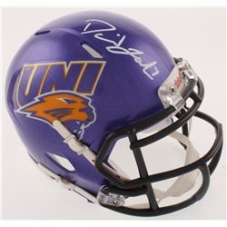 David Johnson Signed Northern Iowa Panthers Speed Mini-Helmet (Radtke COA)