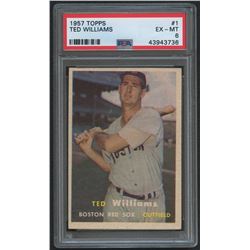 1957 Topps #1 Ted Williams (PSA 6)