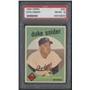 Image 1 : 1959 Topps #20 Duke Snider (PSA 8)