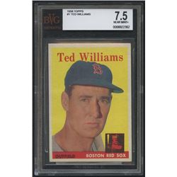 1958 Topps #1 Ted Williams (BVG 7.5)