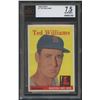 Image 1 : 1958 Topps #1 Ted Williams (BVG 7.5)