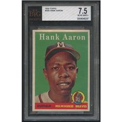 1958 Topps #30 Hank Aaron (BVG 7.5)