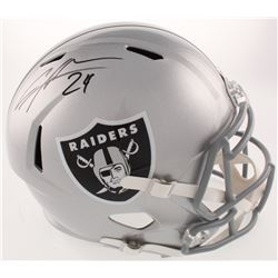 Charles Woodson Signed Oakland Raiders Full-Size Speed Helmet (Radtke COA)