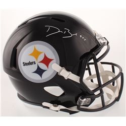 Devin Bush Signed Pittsburgh Steelers Full-Size Speed Helmet (Radtke COA)