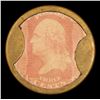 Image 2 : **Auction Highlight** Ayer's Pills, 3c Rose, Long Arrows (EP3).Ê Encased Postage 3c Grades xf+ (fc)