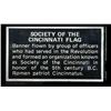 Image 3 : Flags of the American Revolution Society Of The Cincinnati Flag 1oz. .925 Sterling Silver Bar Grades
